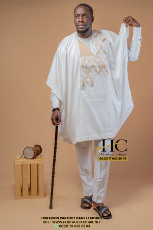 Demi Grand Boubou DGBHC001